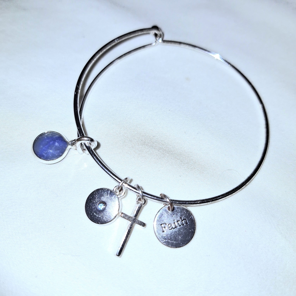 Bangle Charm Bracelet Expandable